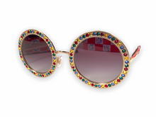 Load image into Gallery viewer, Dolce &amp; Gabbana Gold Multicolor Sunglasses
